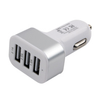 Зарядное устройство автомобильное Cablexpert MP3A-UC-CAR17, 12V->5V 3-USB, 2.1/2/1A