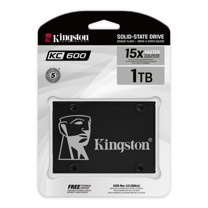 картинка Жесткий диск SSD 1024GB Kingston SKC600/1024G от интернет-магазина itsklad.kz