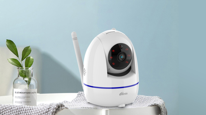 картинка Видеокамера внутренняя Ritmix IPC-210 белый от интернет-магазина itsklad.kz