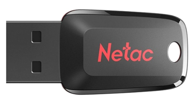 картинка USB Флеш 64GB 2.0 Netac U197 NT03U197N-064G-20BK черный от интернет-магазина itsklad.kz