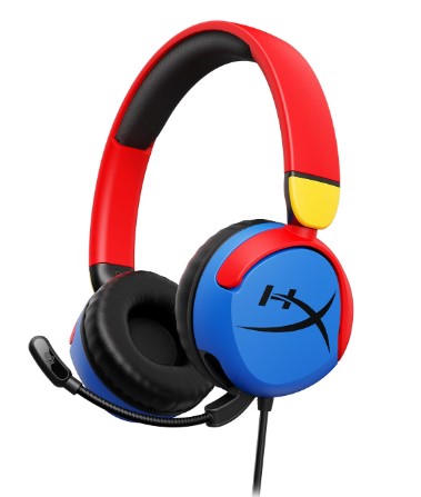 картинка Наушники-гарнитура игровые HyperX 7G8F3AA Cloud Mini красно-синий от интернет-магазина itsklad.kz