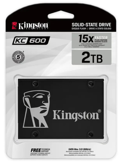 картинка Жесткий диск SSD 2048GB Kingston SKC600/2048G от интернет-магазина itsklad.kz