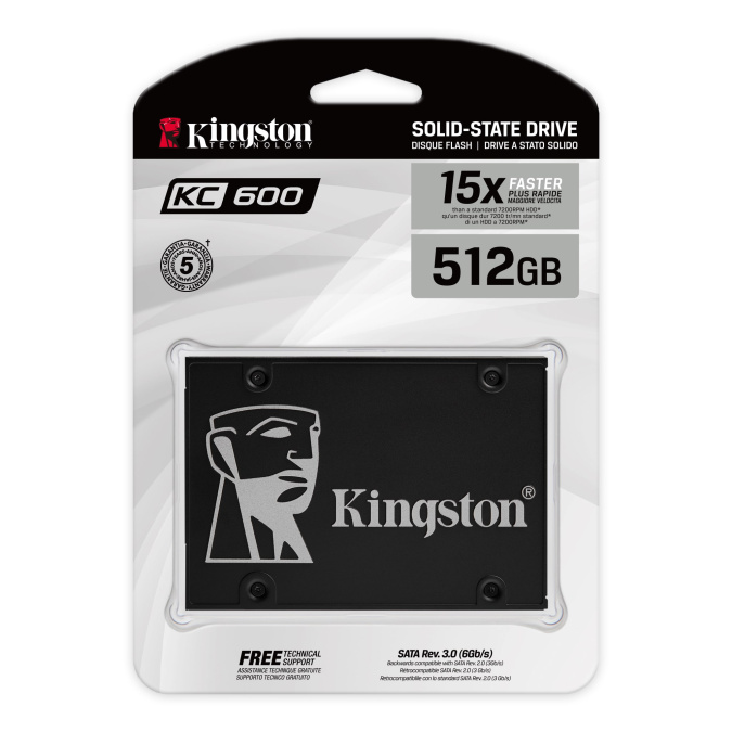 картинка Жесткий диск SSD 512GB Kingston SKC600/512G от интернет-магазина itsklad.kz