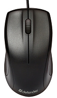 Мышь проводная Defender Optimum MB-150 PS/2 черный