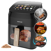 Аэрогриль Cecotec Cecofry&Grill Smokin 4500 черный