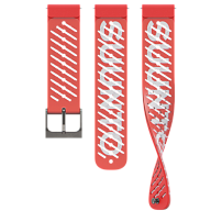 Ремешок силиконовый для часов Suunto 22 мм LAVA RED S+M 