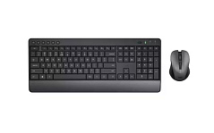 Комплект офисный Trust TREZO 24529 беспроводные клавиатура+мышь черный