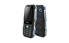 Мобильный телефон Olmio X04 черный-синий