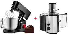 Кухонная машина Ufesa MI1450 Elite Noir + Соковыжималка центробежная LC5750 Delux