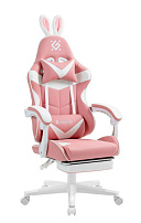 Игровое кресло Defender Irifi (M) подставка под ноги, розовый