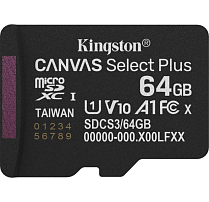 Карта памяти MicroSD 64GB Class 10 UHS-I Kingston SDCS3/64GB